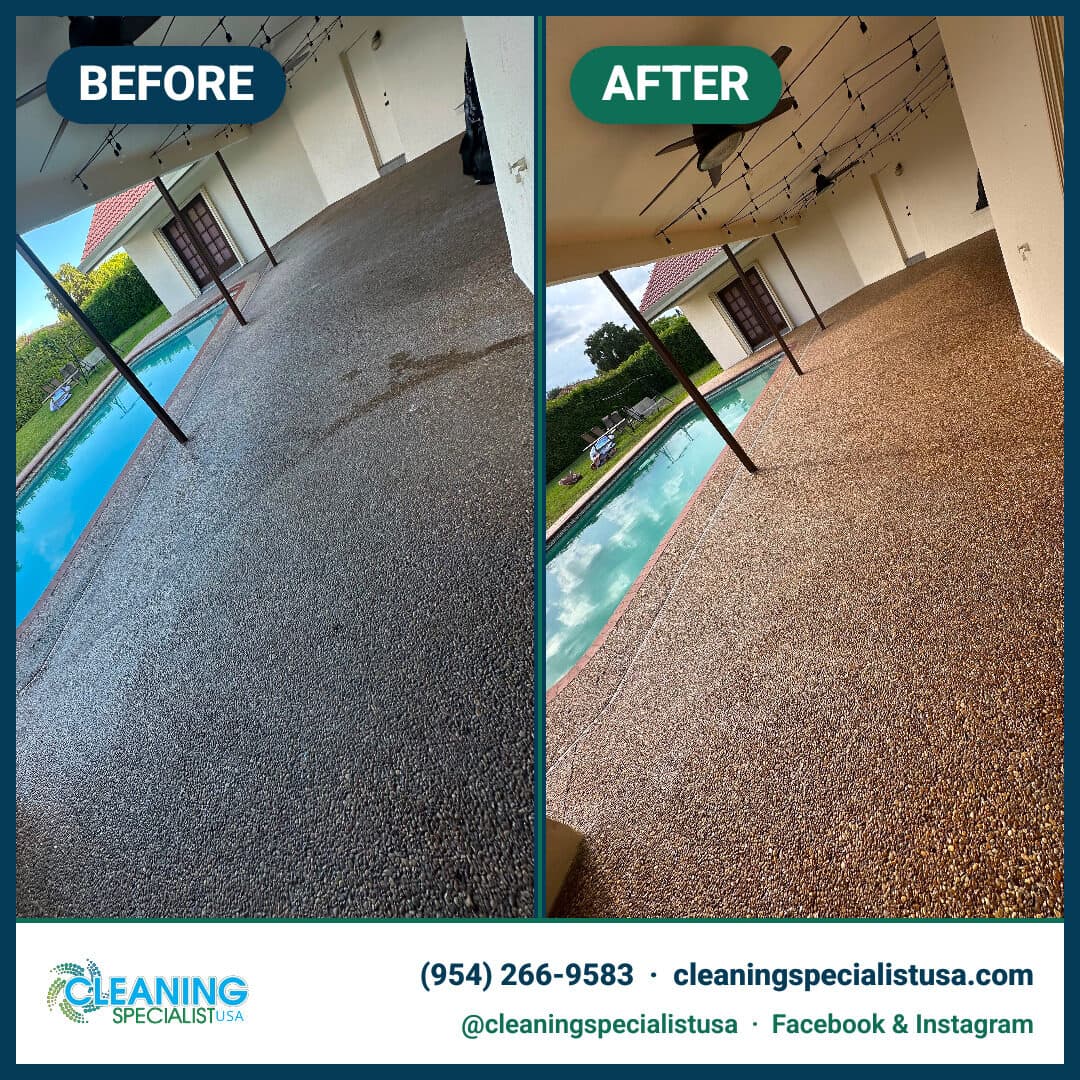 Limpieza de adoquines y hardscape