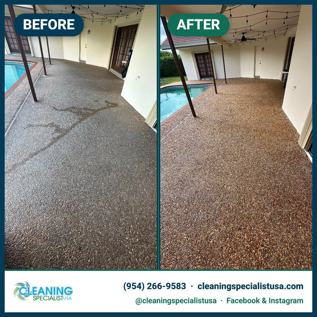 Limpieza de adoquines y hardscape